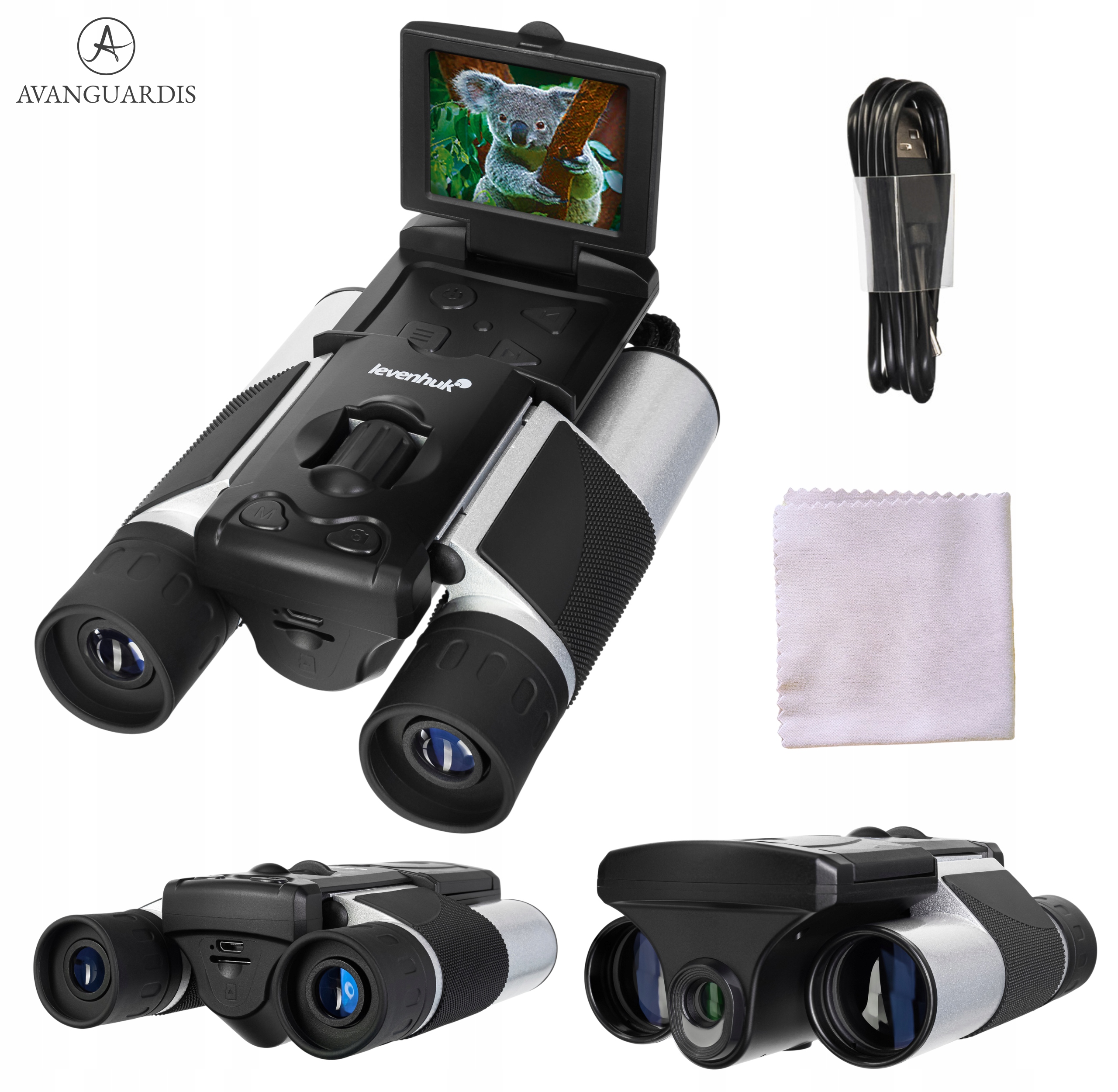 Digitální dalekohled Levenhuk Atom DB10 LCD Full Hd – lovecký, turistický