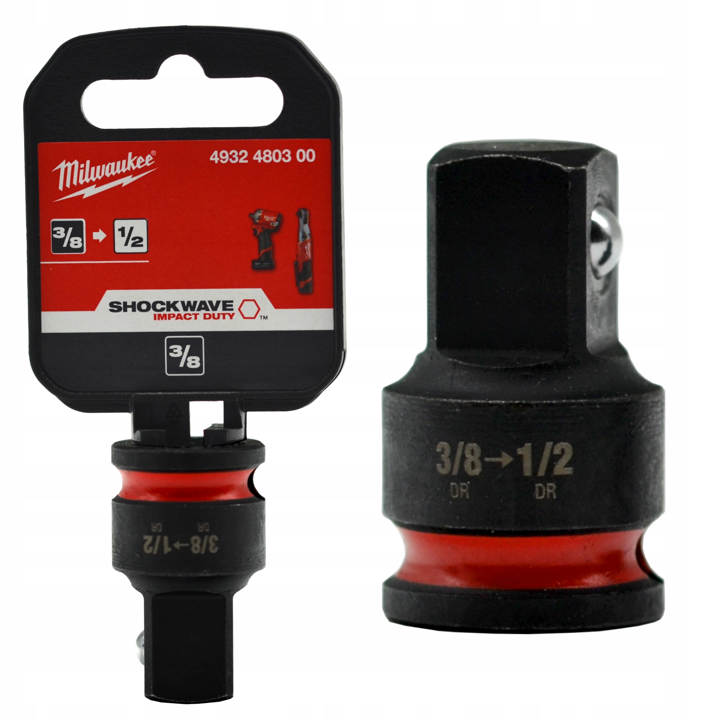 Adapter Nasadek Udarowy 3/8" Na 1/2" Hex Do Nasadek Udarowych Milwaukee