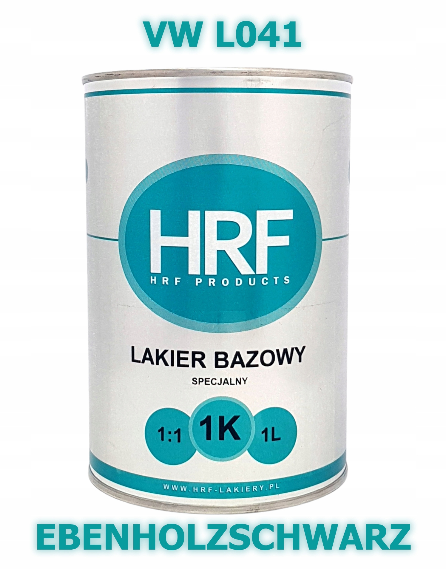 Hrf Lakier Bazowy 1K Vw L041 1:1 Baza 1L Gęsta Ebenholzschwarz
