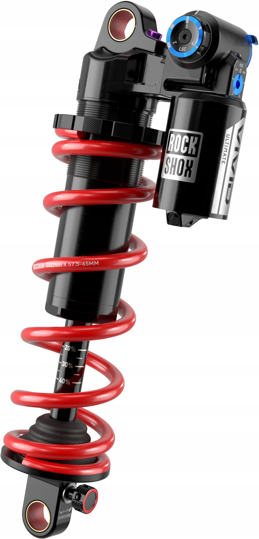 RockShox Vivid Coil Ultimate RC2 D1 185x50(TR) Trunnion/Standard