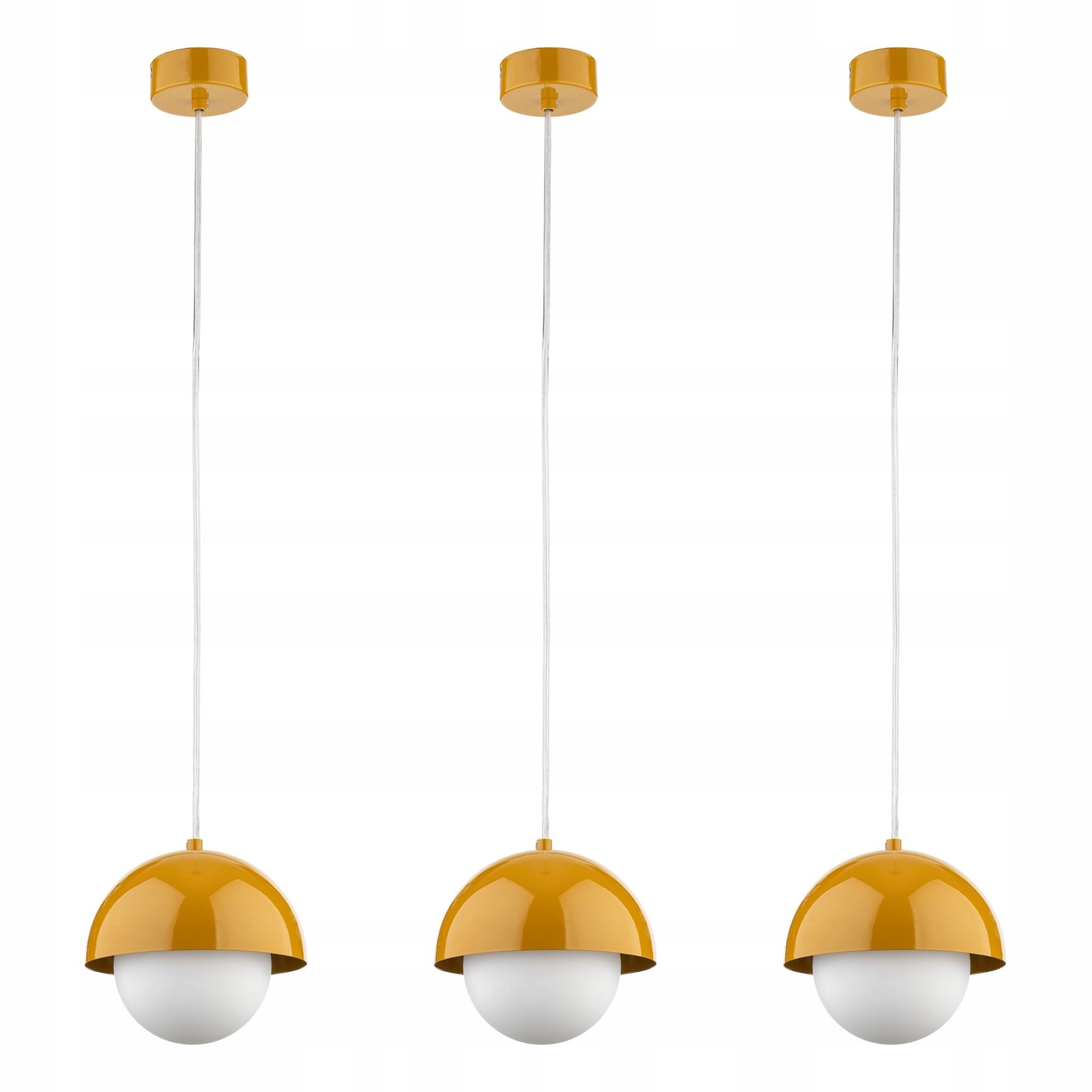 Tk Lighting Sada 3x Závěsná lampa Lustr Bono Ochry 1xG9 Regulace