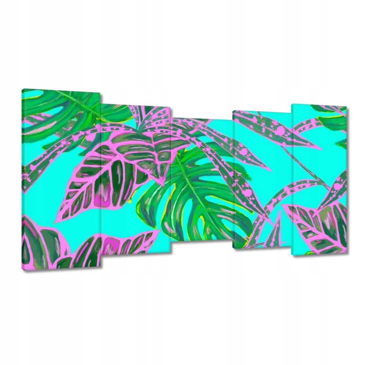 Obrazy 150x80 Monstera Listy růží