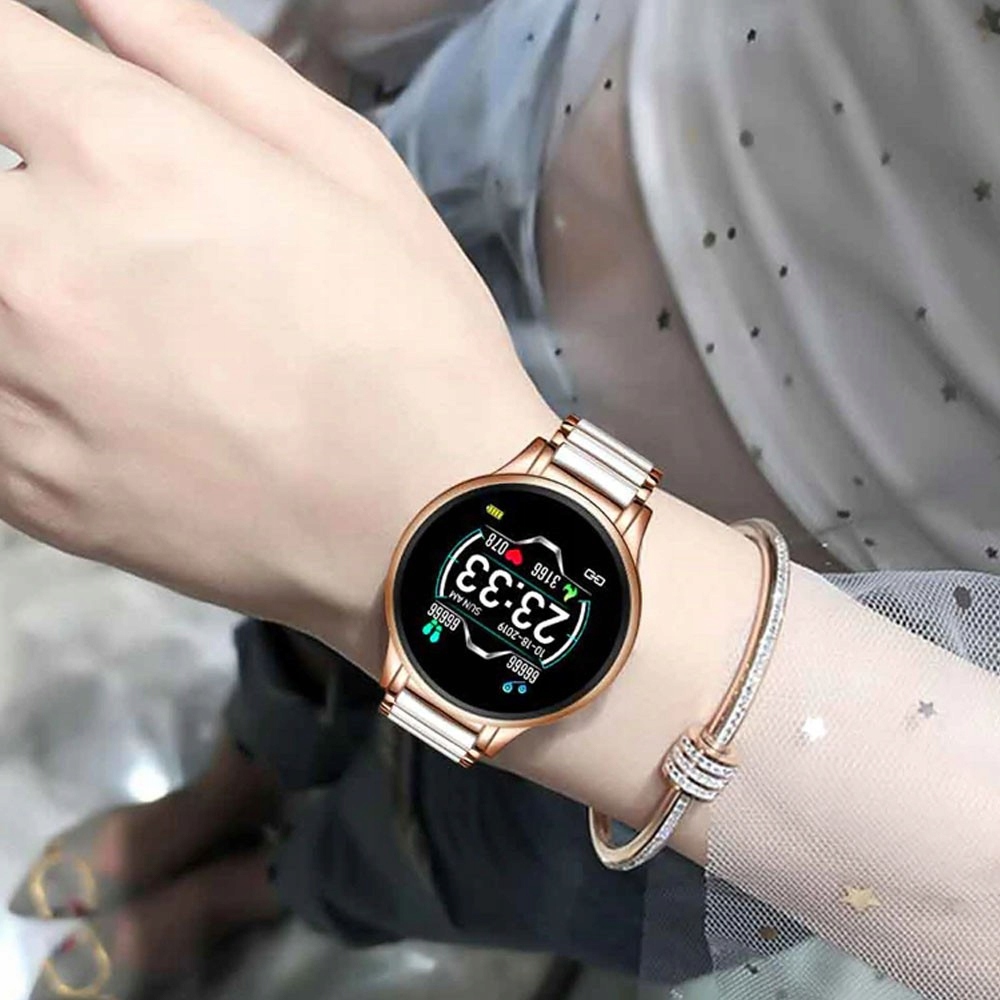 SMARTWATCH DAMSKI BRANSOLETA RONEBERG RLA PULS Kształt koperty okrągła