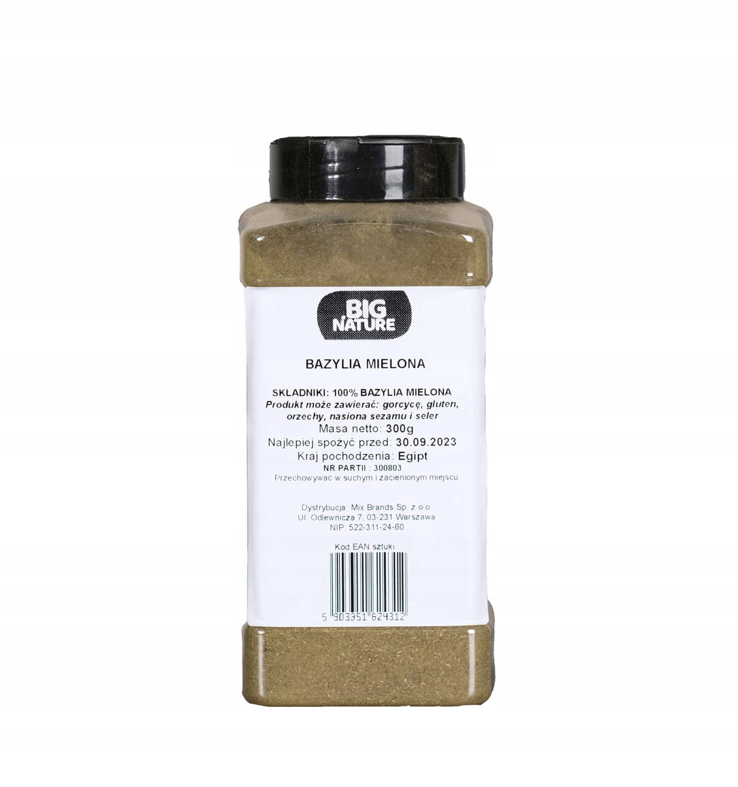 BAZYLIA MIELONA 300G — 2
