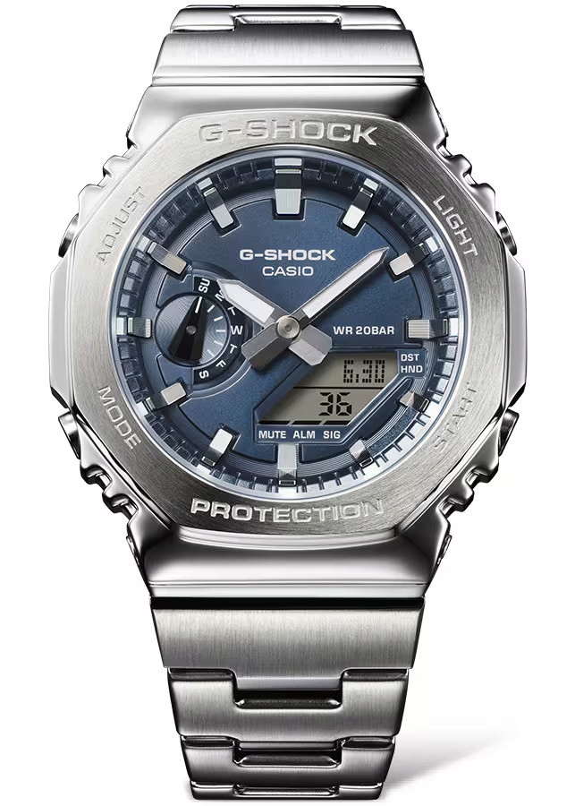 Ocelové pánské hodinky Casio G-shock GM-2110D Gwar.3+3L Zibi Gravírování bonus