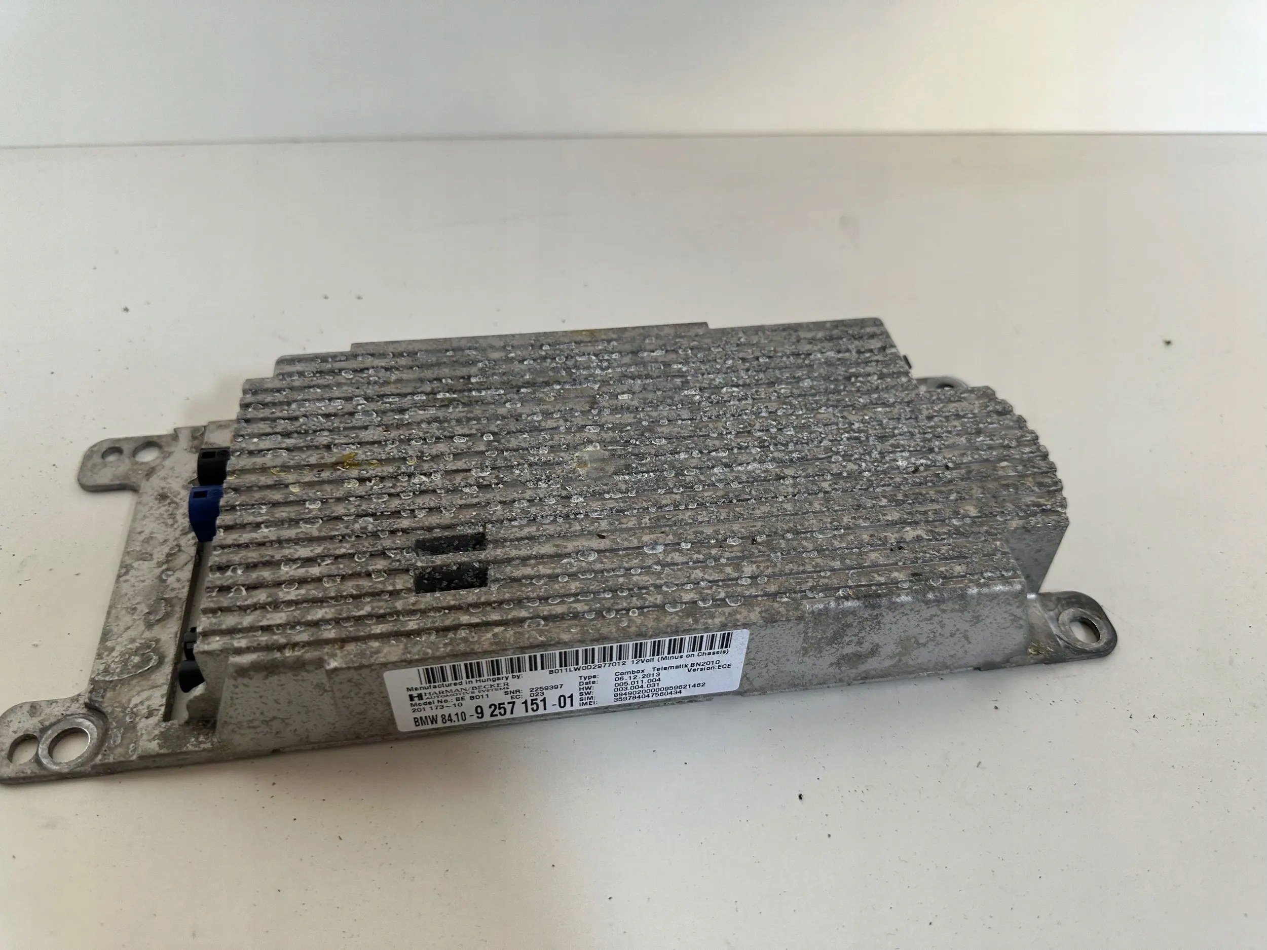 BMW 3 F30 MODUŁ COMBOX 9257151 Typ samochodu Samochody osobowe