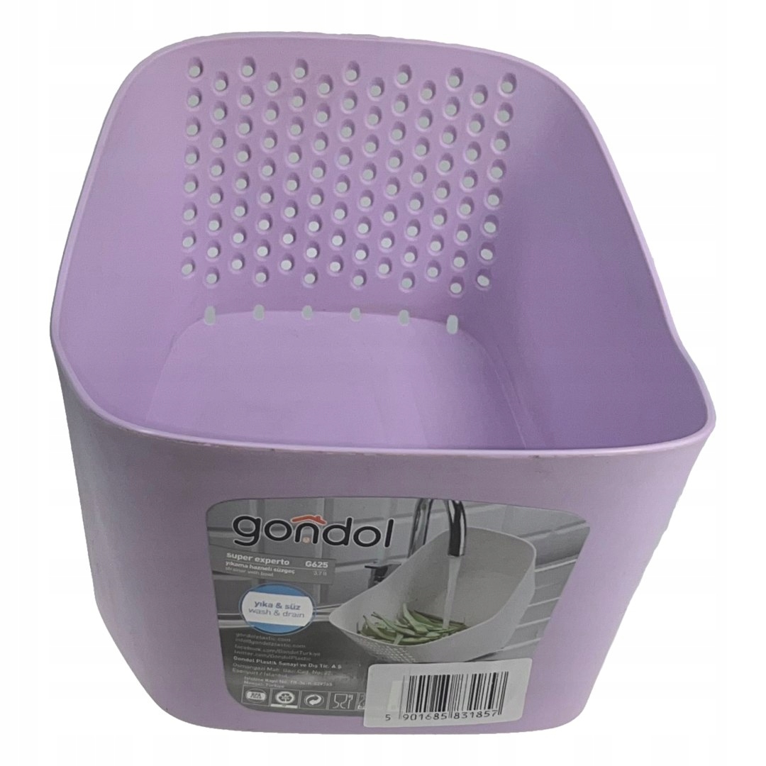 Miska cedzak Fioletowa