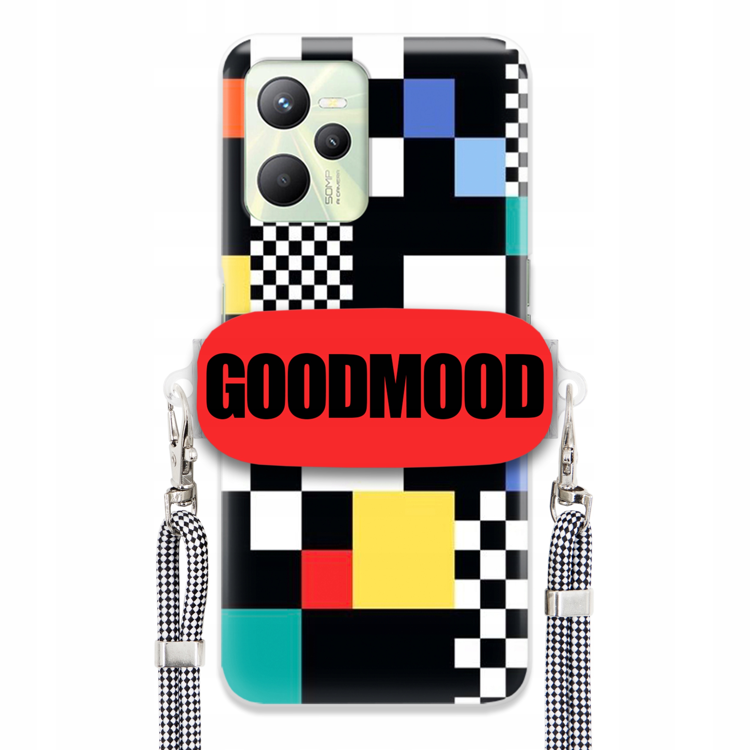 Puzdro Pre Realme C35 Case Držiak Vodítko Na Telefón Pixelart Goodmood Vzory