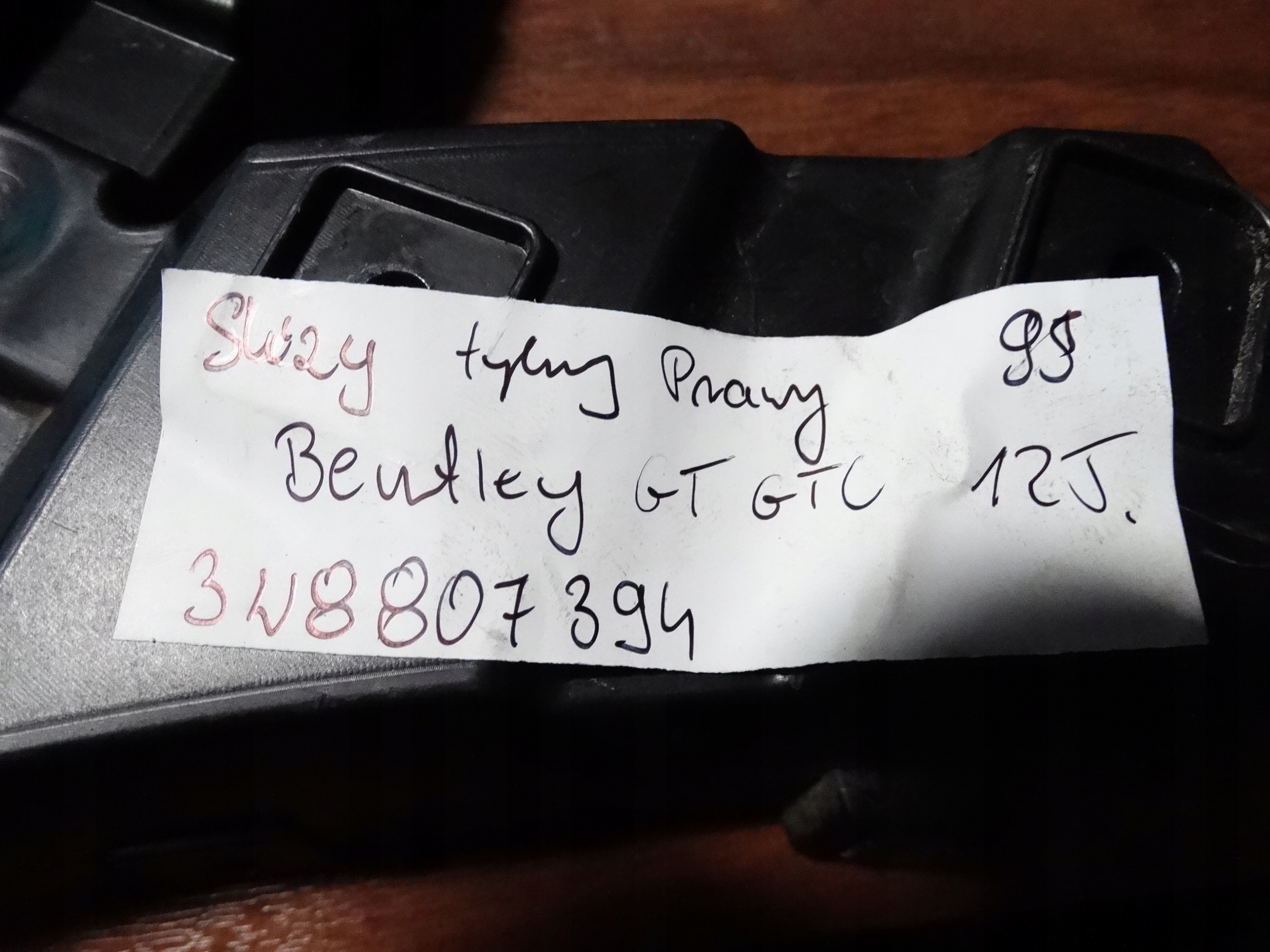 IDEAL bumper bracket rear right BENTLEY GT GTC 1