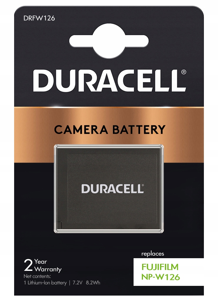 

Bateria Duracell do Fujifilm NP-W126 X-H1 X-E2 M1