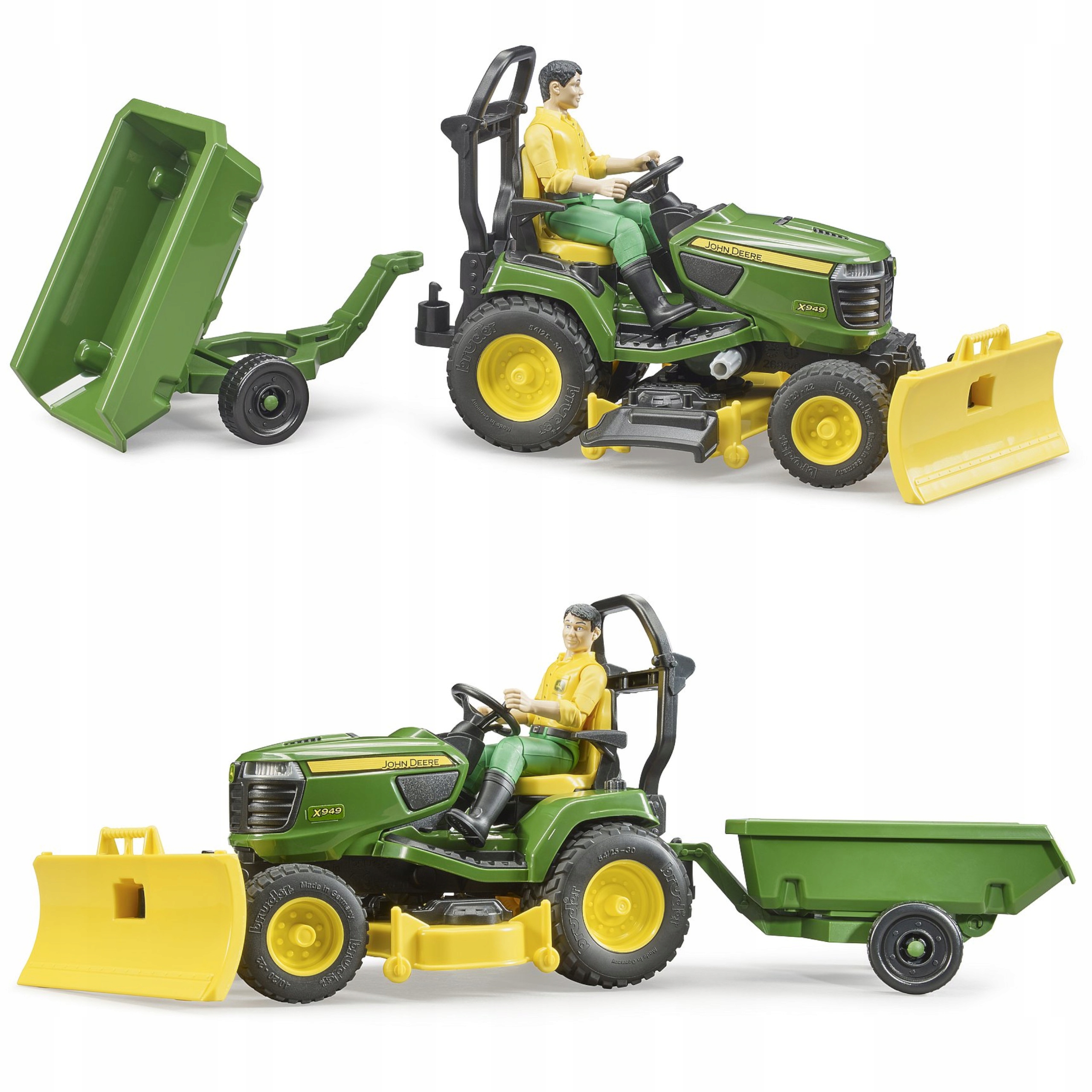 

Bruder 62104 Traktorek John Deere z kosiarką