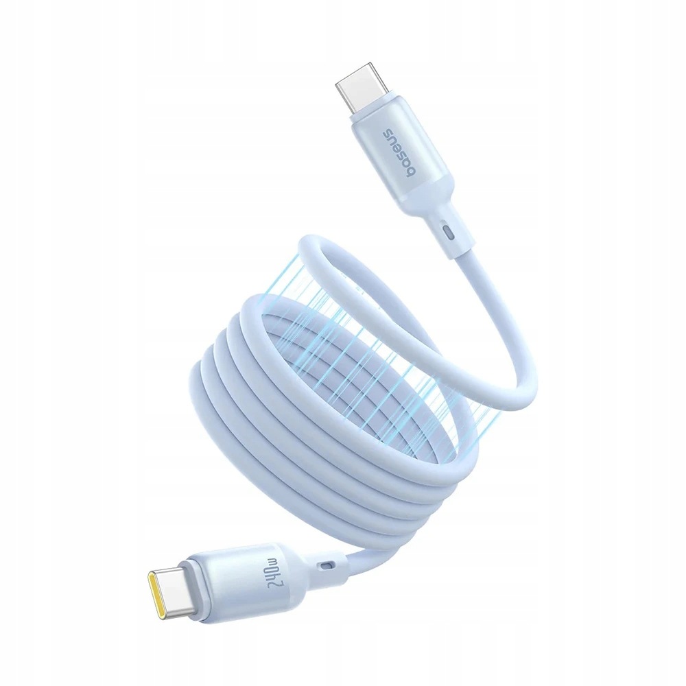 Baseus Data Cable kabel do danych Usb-c Usb-c 240 (480 Mb/s), 1 niebieski