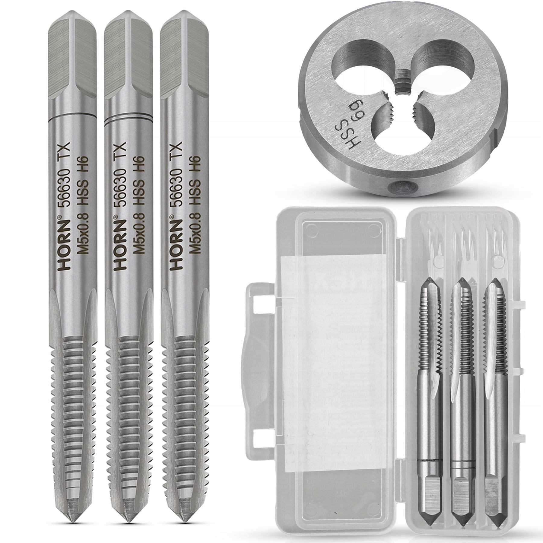 

Gwintownik M5 Gwint Narzynka Zestaw M5x0.8