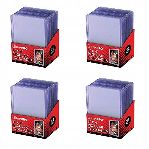 ULTRA PRO 3 X 4 CLEAR REGULAR GRUBE KOSZULKI NA KARTY KOLEKCJONERSKIE ULTRA