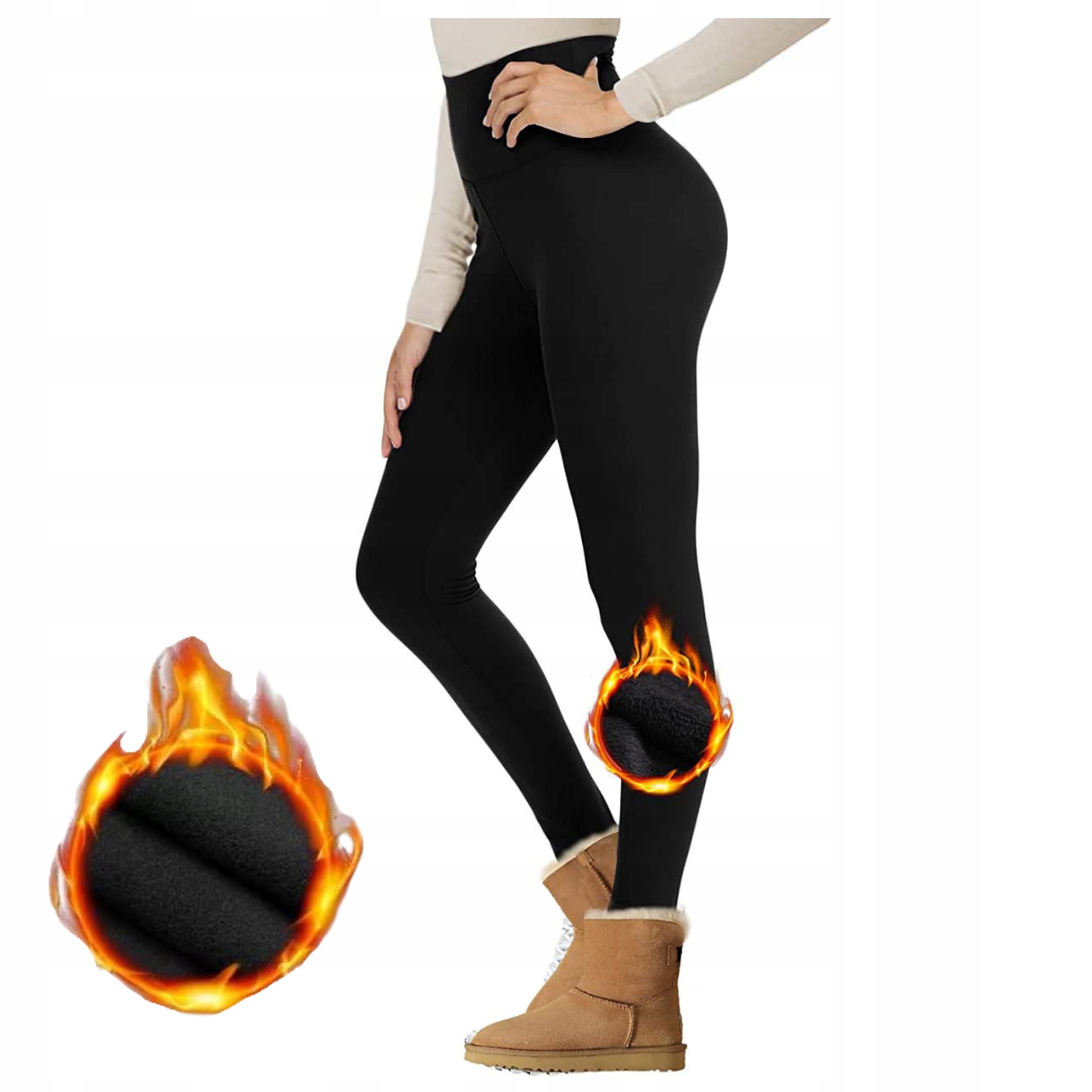 

1x legginsy Ocieplane Damskie Grube leginsy L/XL
