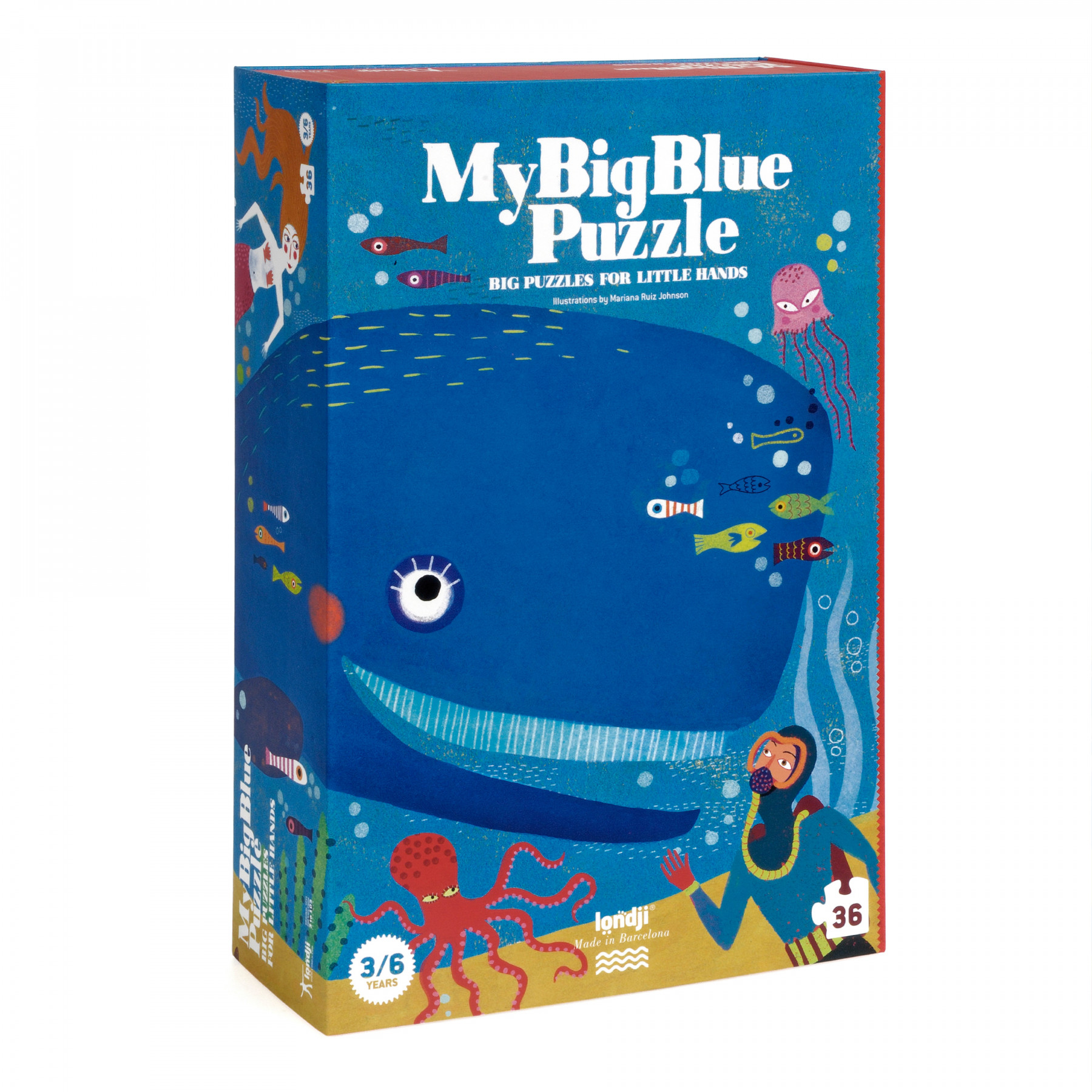 

Puzzle progresywne Londji Mój Wielki Błękit! 3+