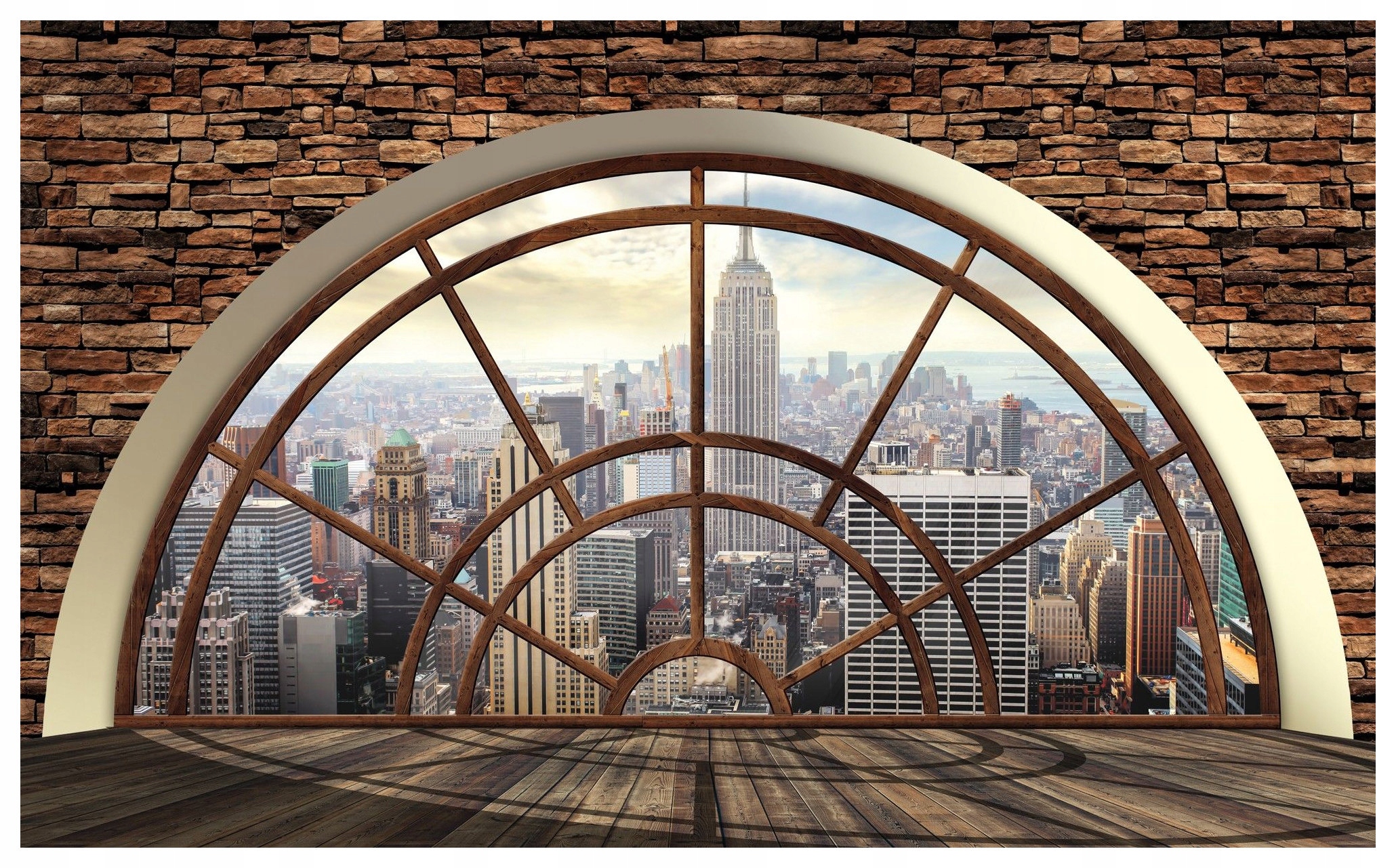 Fototapeta New York Empire State Building pohľad s archou 416x254 lepidlo