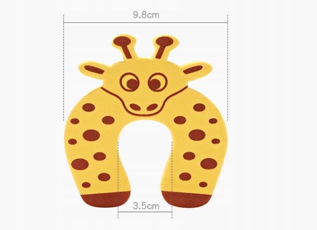 ZABEZPIECZENIE NA DRZWI ODBOJNIK PIANKOWY BLOKADA STOPER 5 SZTUK Marka Ultimar