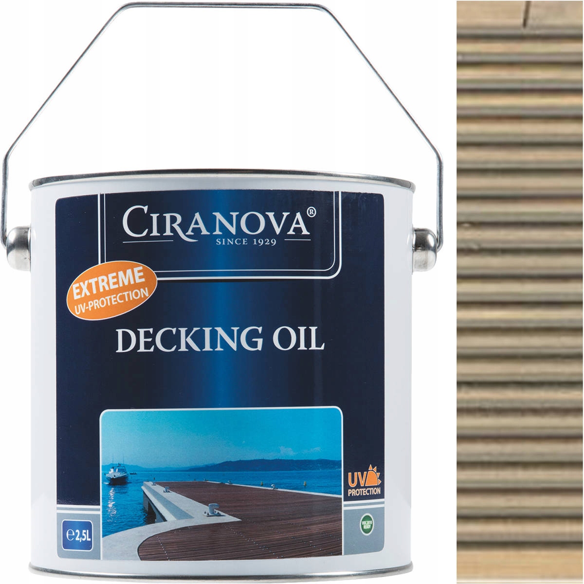 Ciranova Olej na terasy Decking Oil Tmavě Šedý 2,5