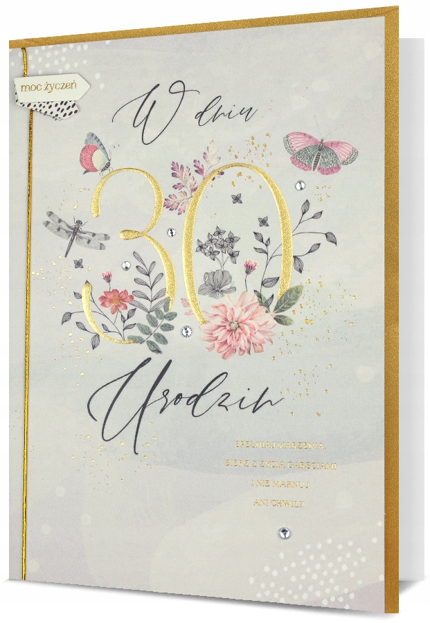 KARTKA PREMIUM NA URODZINY 30 TRZYDZIESTKA HM 2628