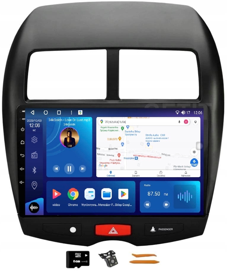 Radio Android Navigace Ips Carplay Gps Citroen C4 Aircross Peugeot 4008