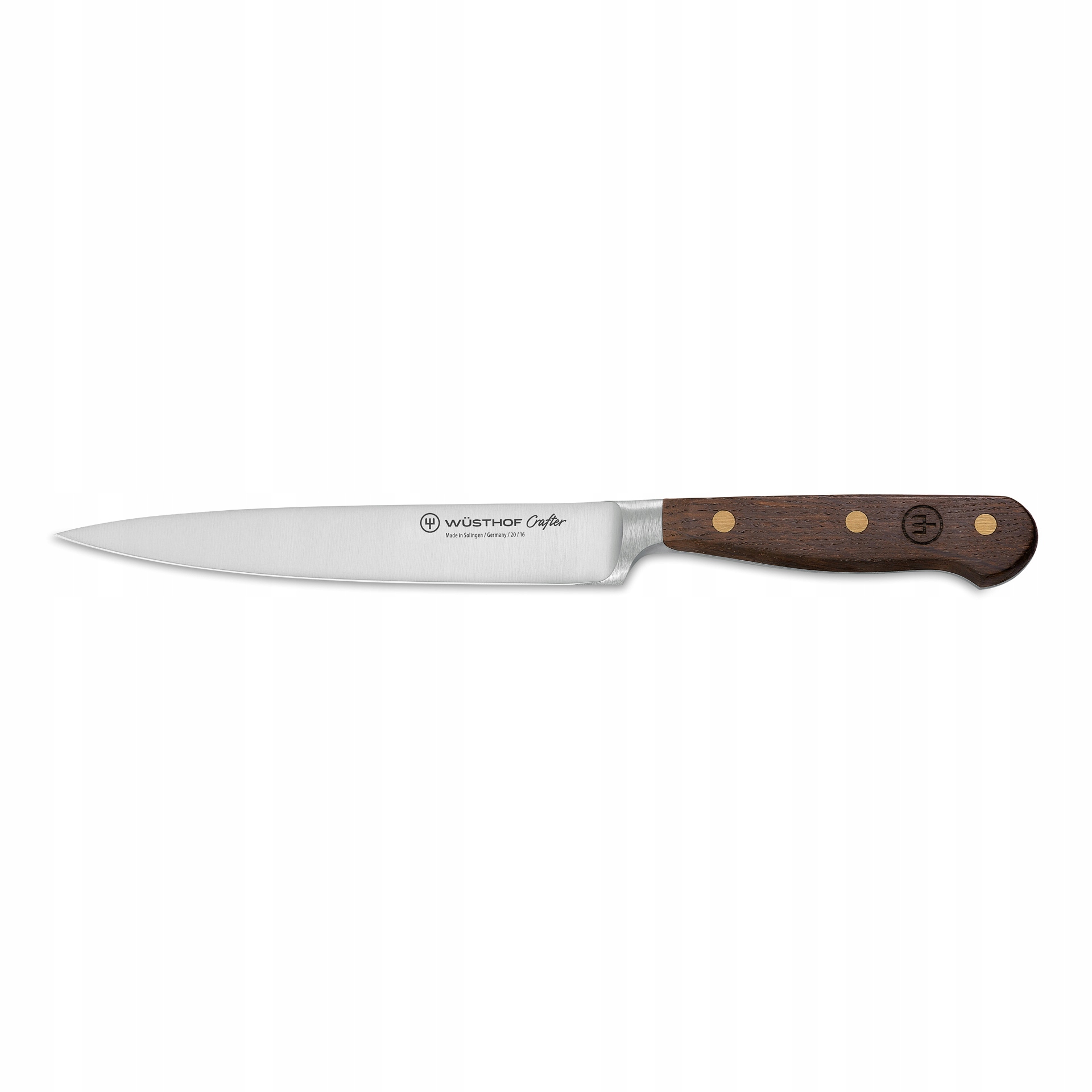 Univerzálny nôž Wüsthof Crafter 16 cm dub X50CrMoV15 58 Hrc kovaný