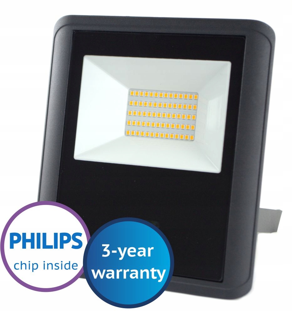 HALOGEN LED 30W NAŚWIETLACZ LAMPA SAREM B. ZIMNA