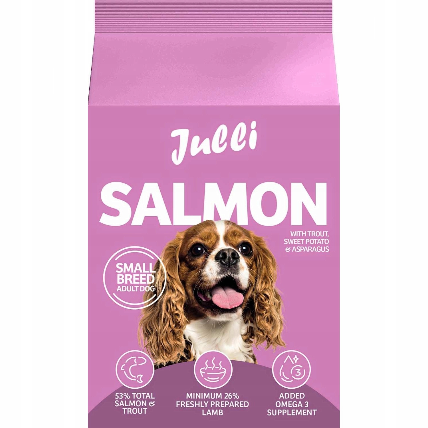 Julli Dog Grain Free Adult Small rich in fresh Salmon &amp; Potato 6kg