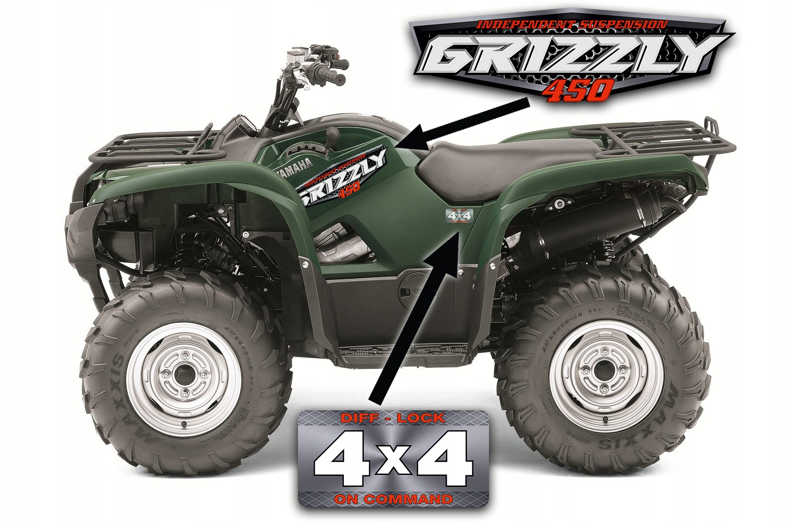 

Naklejki Yamaha Grizzly Wszystkie Modele