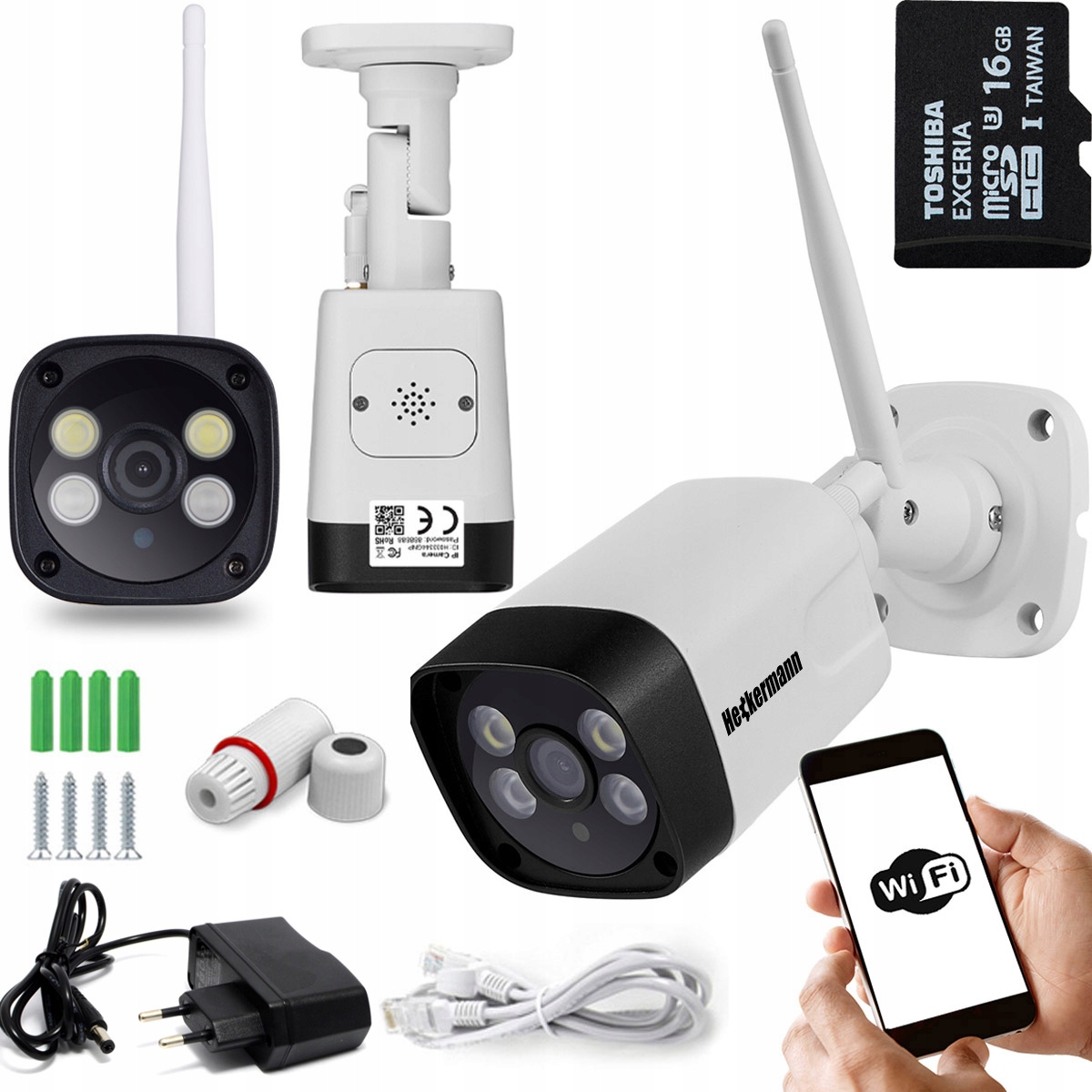 

Kamera Do Monitoringu Ip Wifi Zoom 3X Full Hd IP66