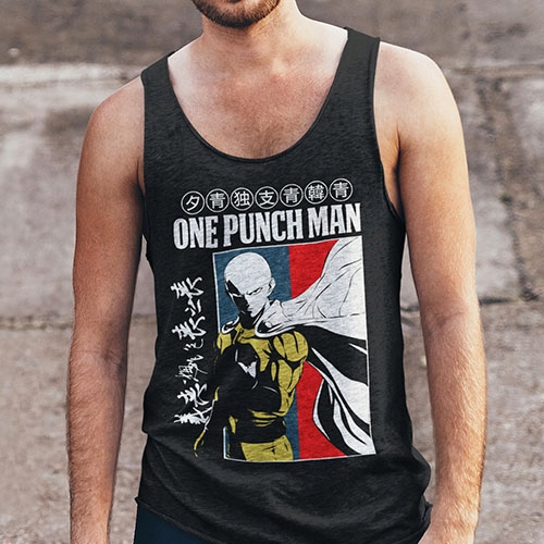TANK TOP DRAGONBALL ONE PUNCH MAN Rozmiar XXL