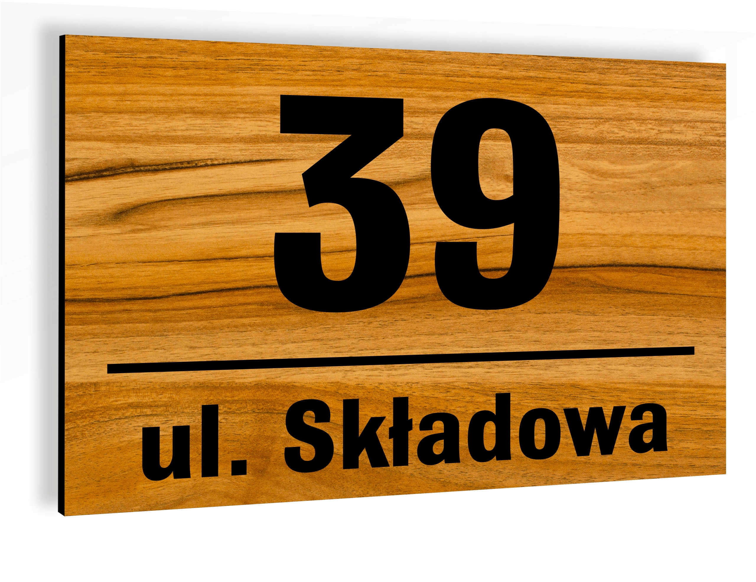 

Tabliczka Tablica Adresowa Aluminiowa Numer domu