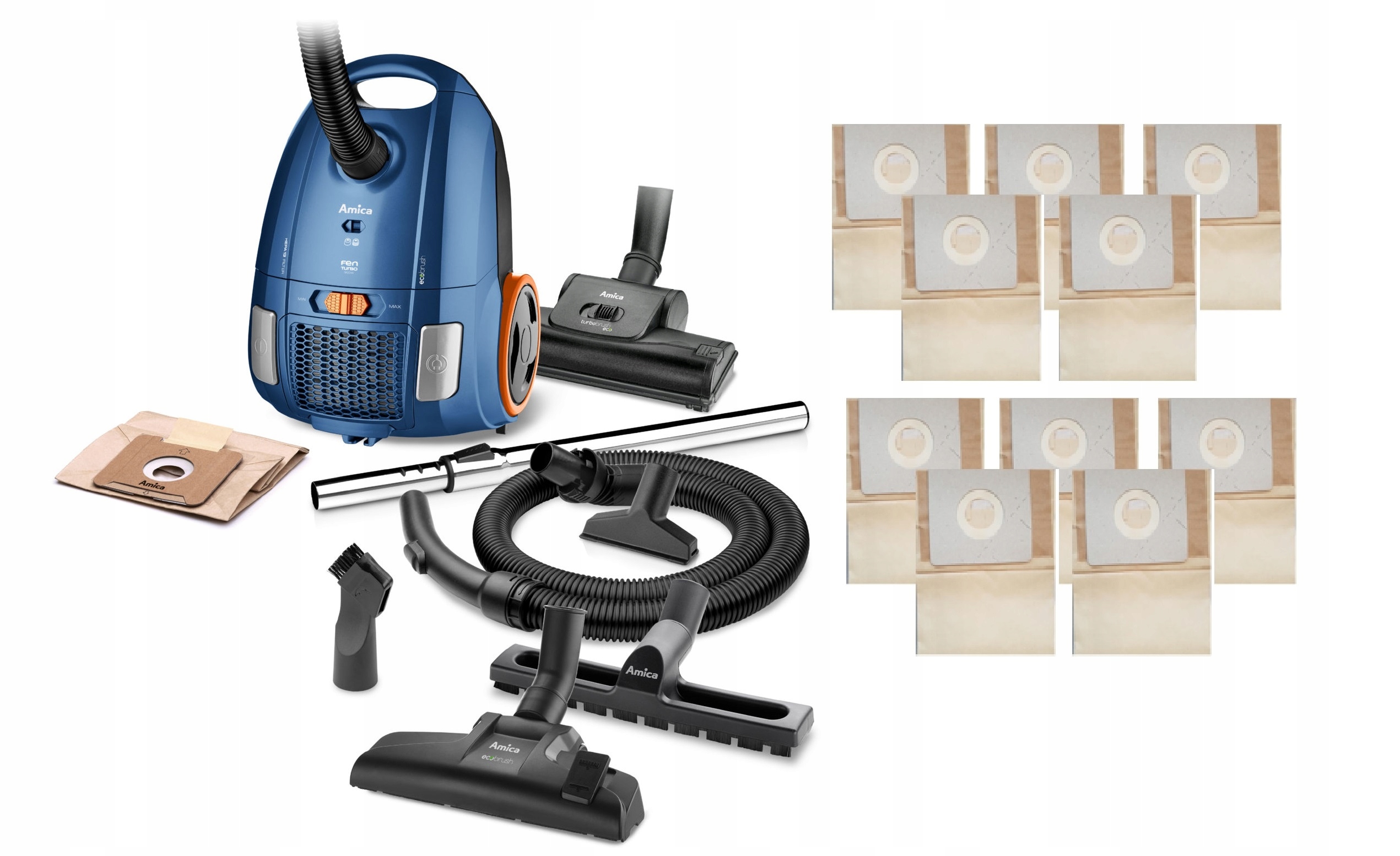 ODKURZACZ WORKOWY AMICA VM2062 FEN TURBO+10 WORKÓW