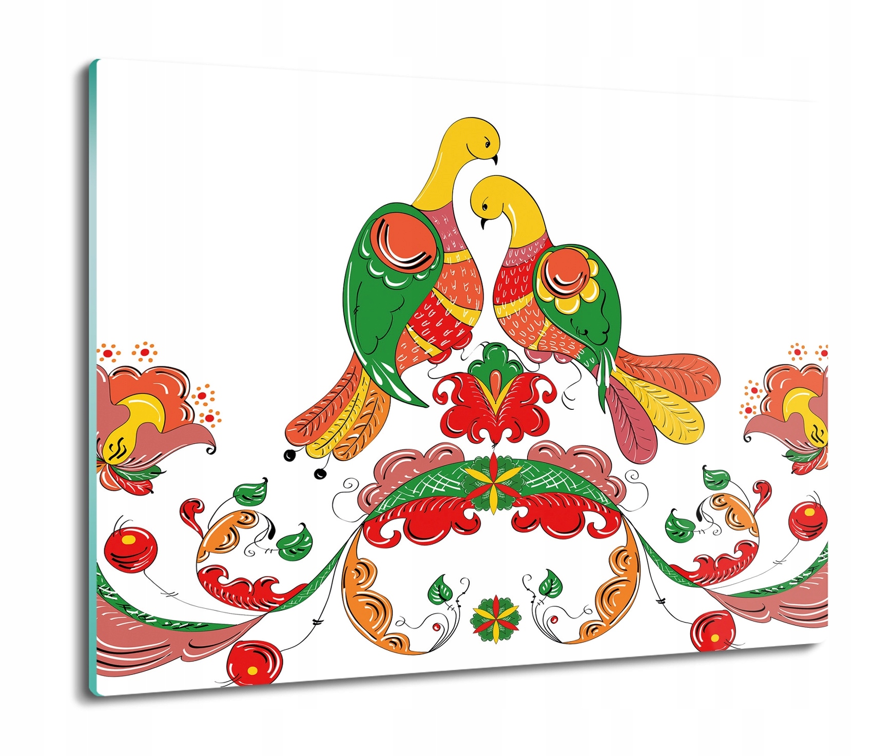 

Rosja ornament ptaki 60x52 deska szklana do kuchni