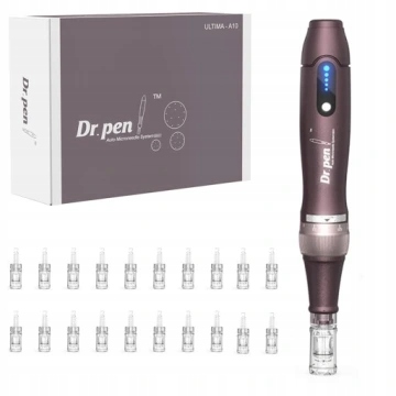 Dr Pen A10 Derma Pen Bezprzewodowy Urządzenie do Mezoterapii 20 kartridży