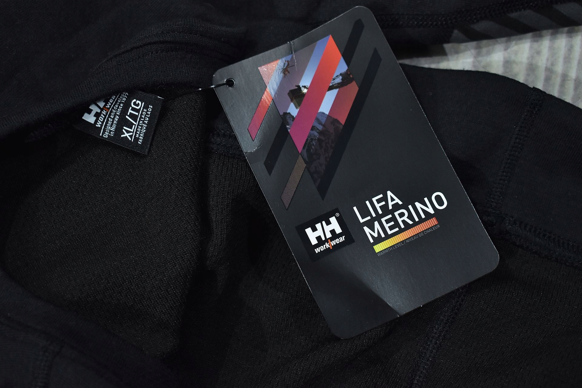 HELLY HANSEN Lifa Merino Crewneck Męska Koszulka Termoaktywna XL Rękaw długi rękaw