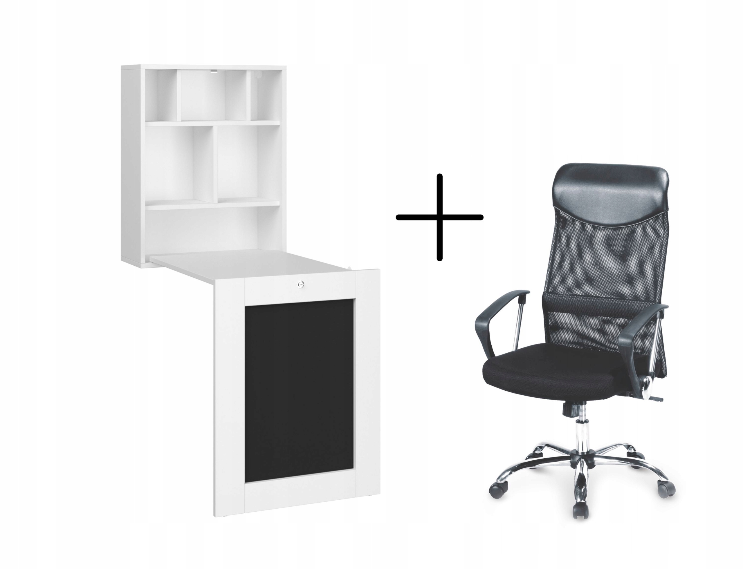 Skladací písací stôl kreslo Tilt 60 x 90 x 145 cm, biela obývacia izba, kancelária