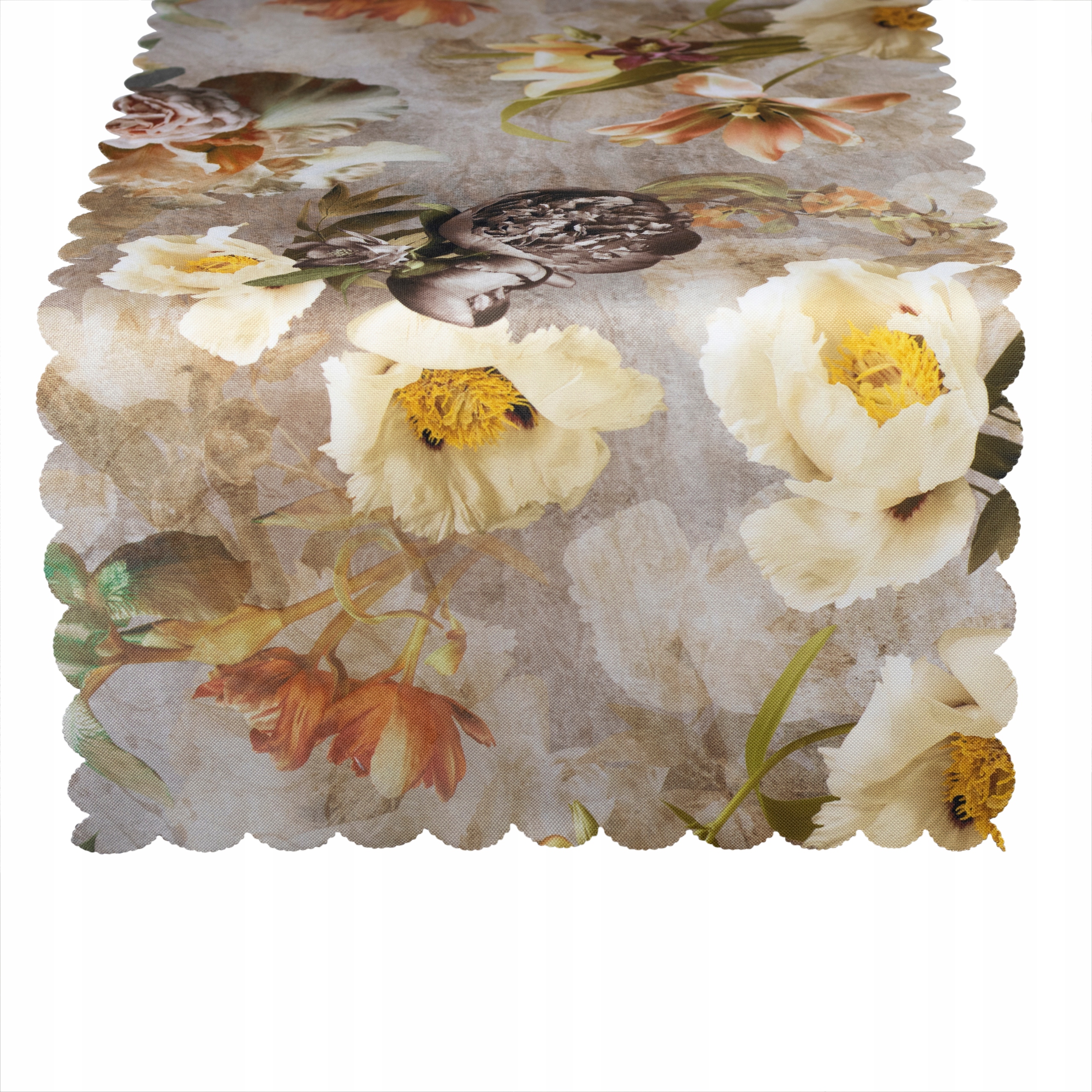 

Bieżnik na stół Kwiaty 40x140 plamoodporny