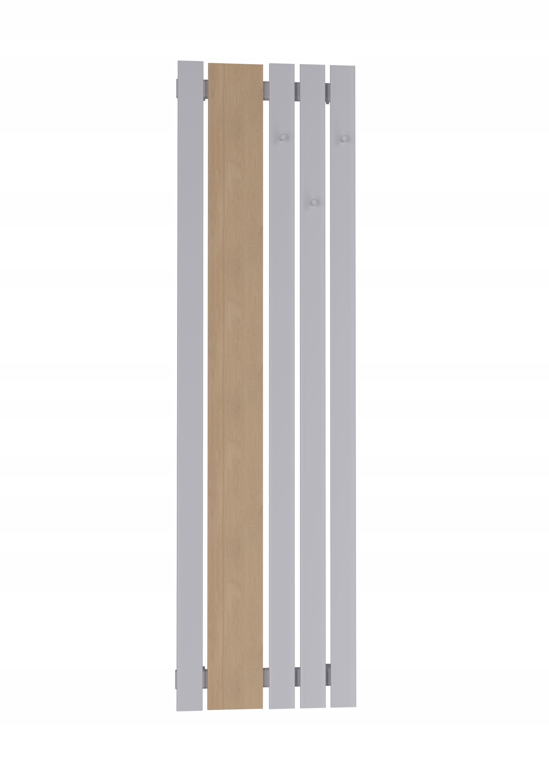 Dekoratívny panelový radiátor Bello wood hook 140/52 Šedý
