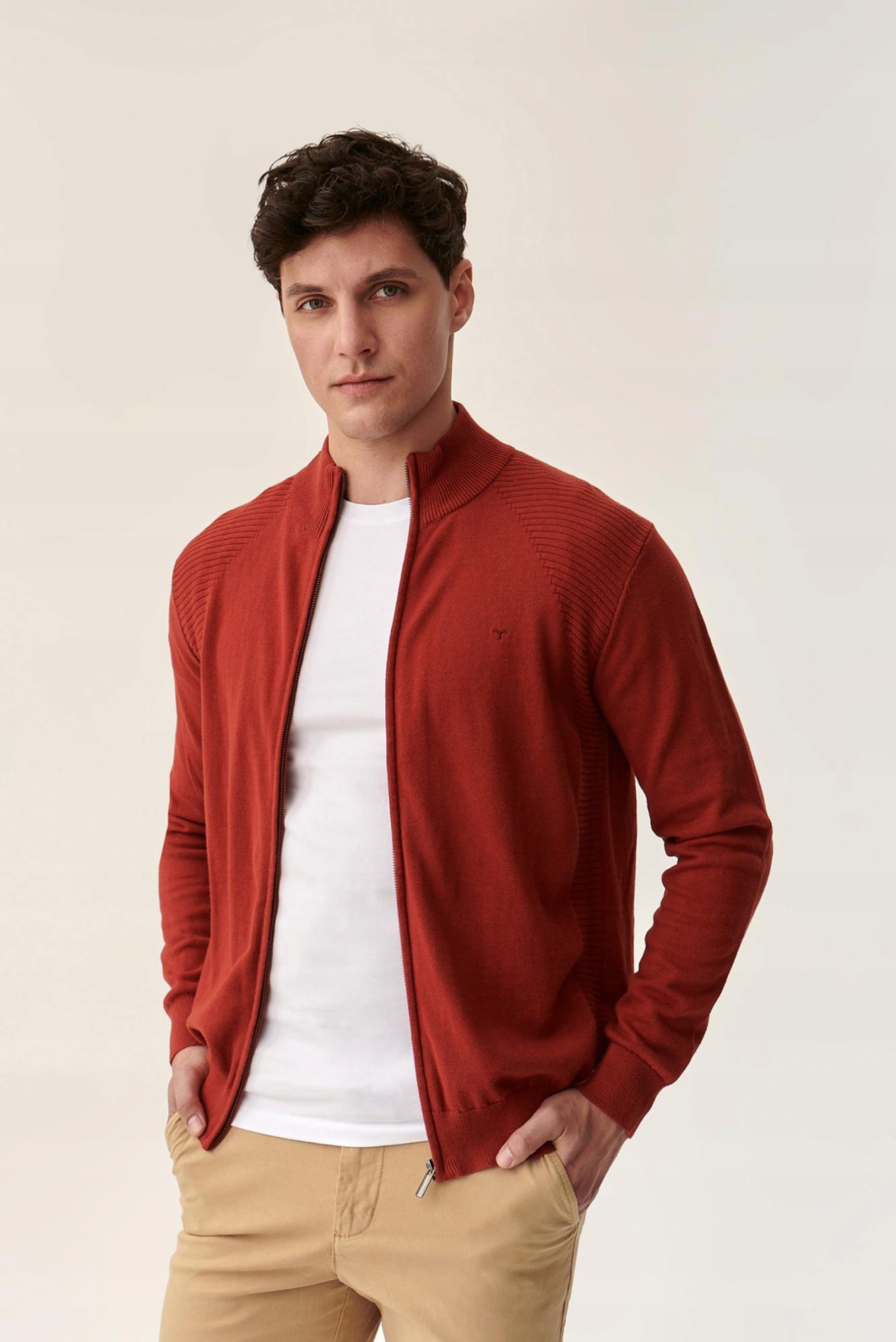 Tatuum SWET sweter męski czerwony roz L