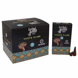 

Kadzidełka Backflow Tribal Soul Biała Szałwia