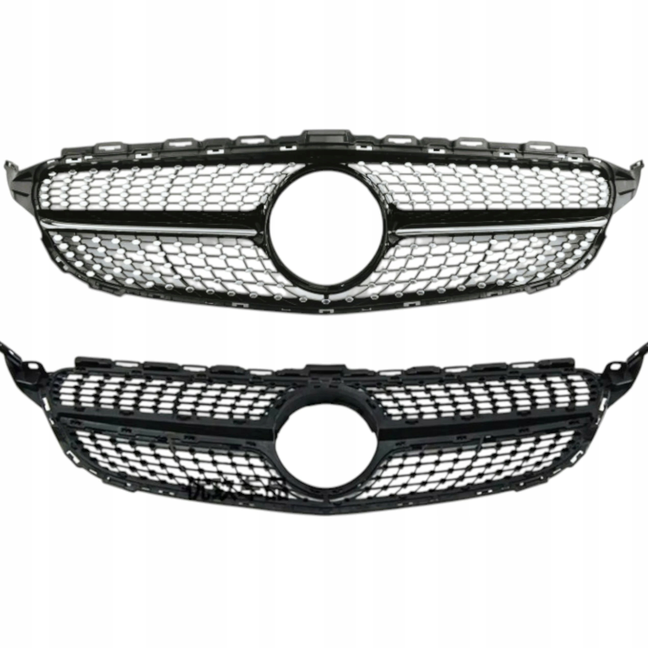 Gril Atrapa Přední Chladiče Diamond Chrom Mercedes C W205 13-18