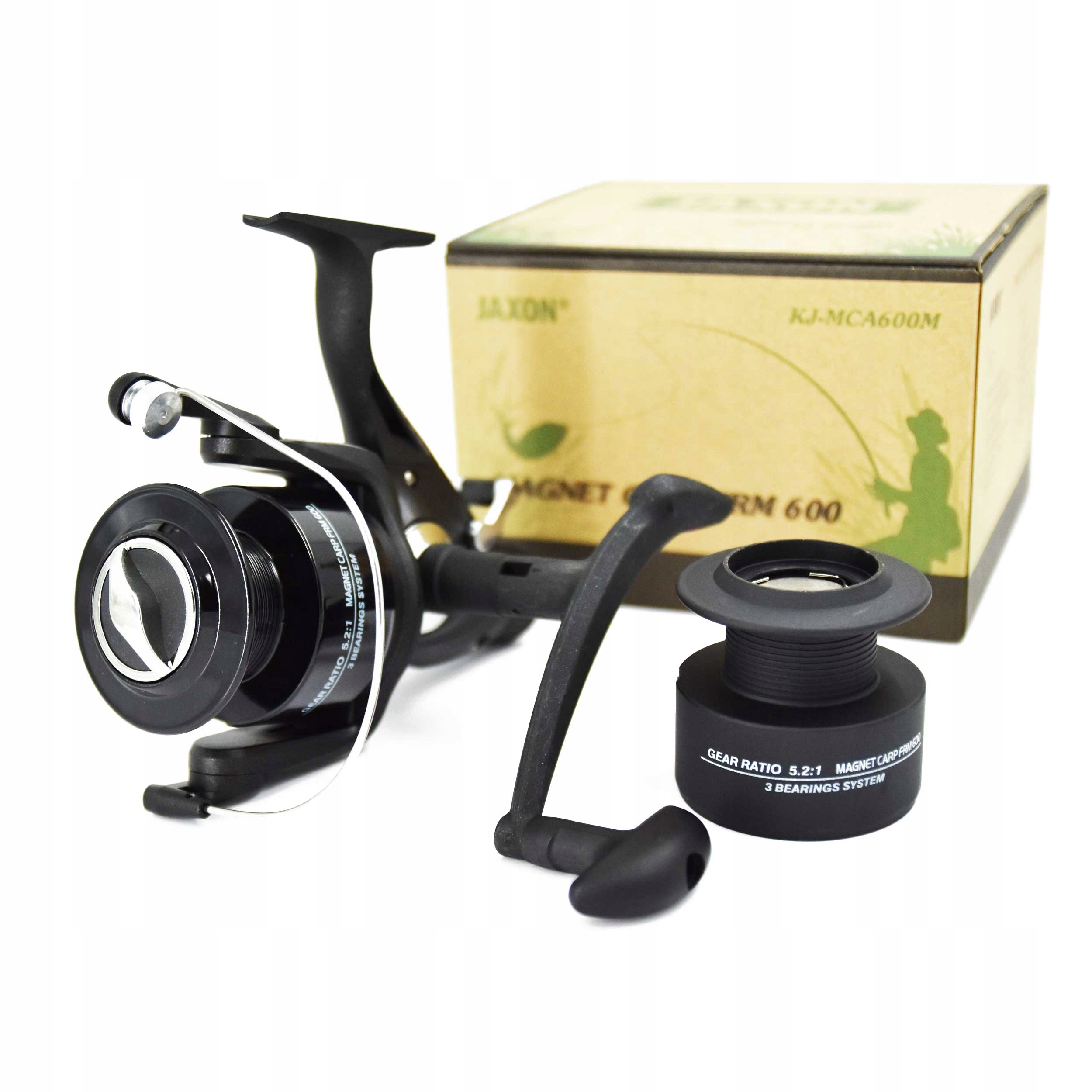 Kołowrotek karpiowy Jaxon Magnet Carp Frm 600 3 łożyska wolny bieg