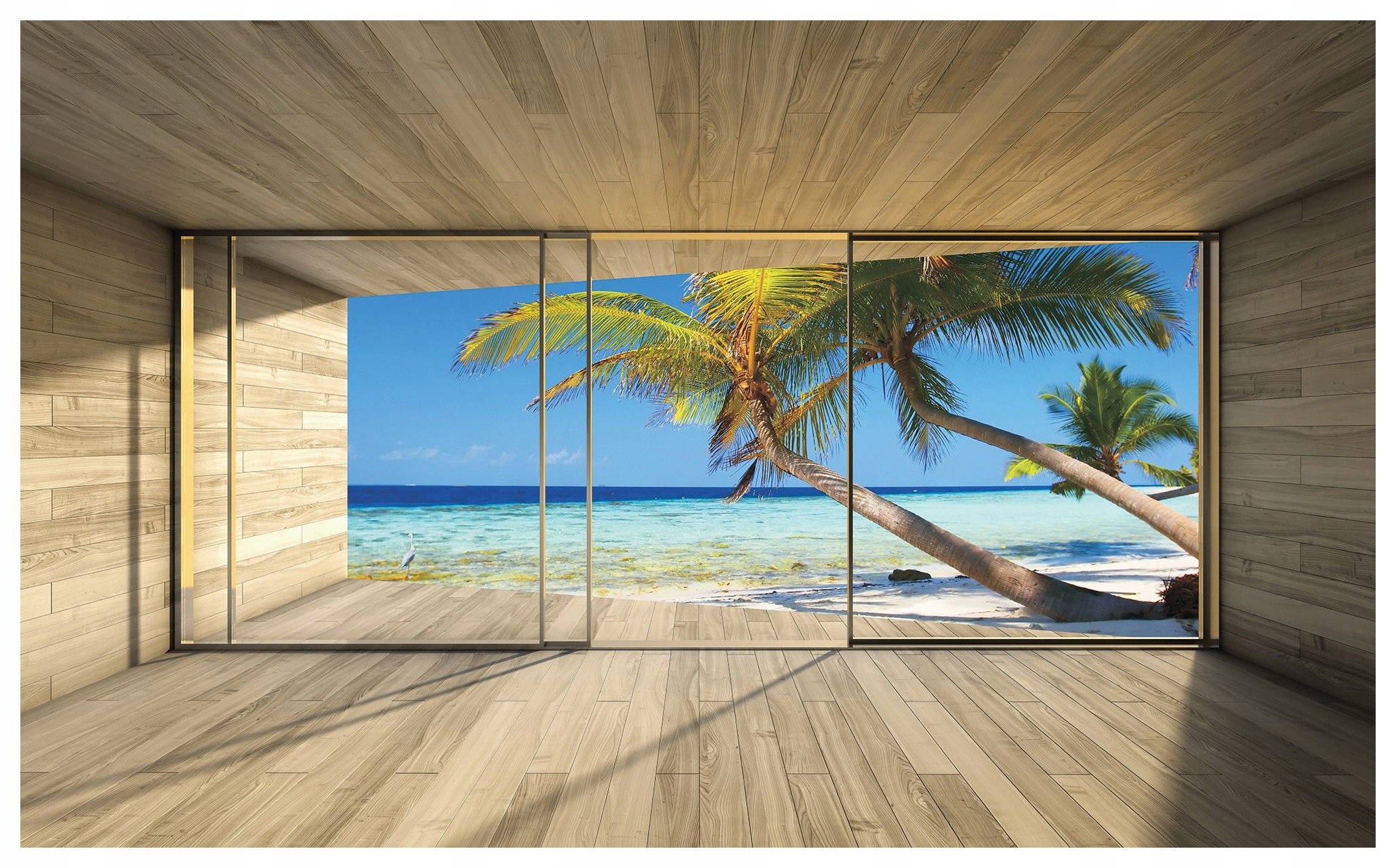 Vliesová fototapeta Rajská pláž Bryza Oáza Zen Tropiki 350x250 lepidlo