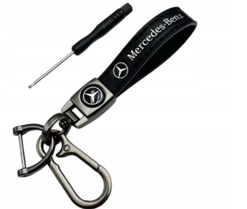 Mercedes Brelok Breloczek Skóra Koloroer Logo