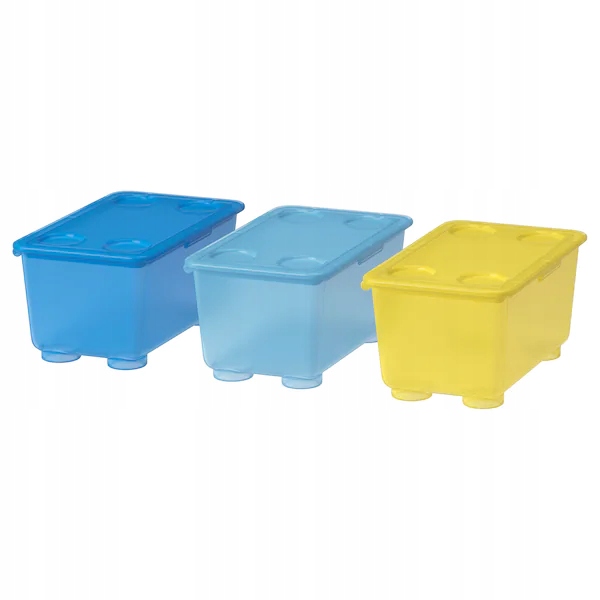 

Ikea pudełka pojemniki na drobiazgi Glis 3szt. nie