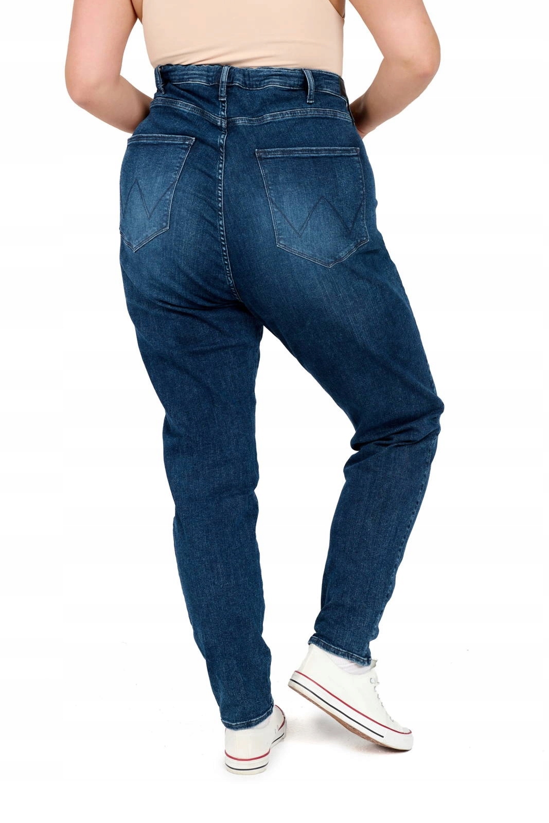 Dámské úzké nohavice džíny Wrangler Skinny Plus Stretch Dark W24KWX053 44/32