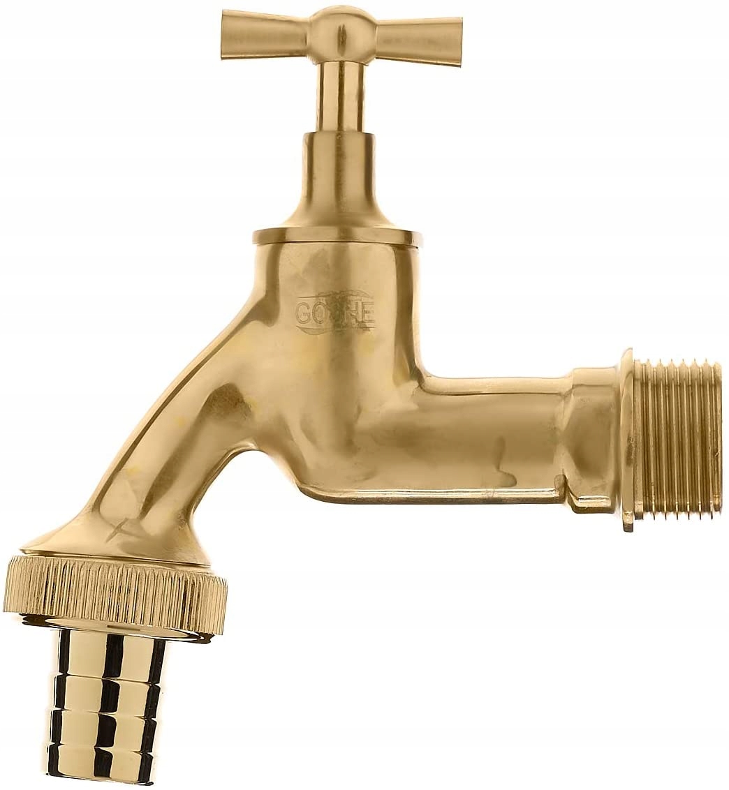 

Mosiężny Kran Zewnętrzny Grzybkowy 3/4'' + Złączka