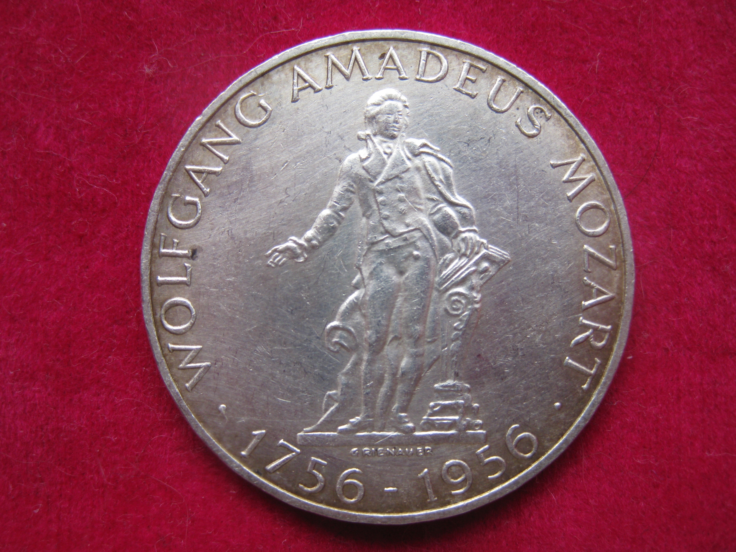 25 szylingów srebro 1956 - Gratis dostawa