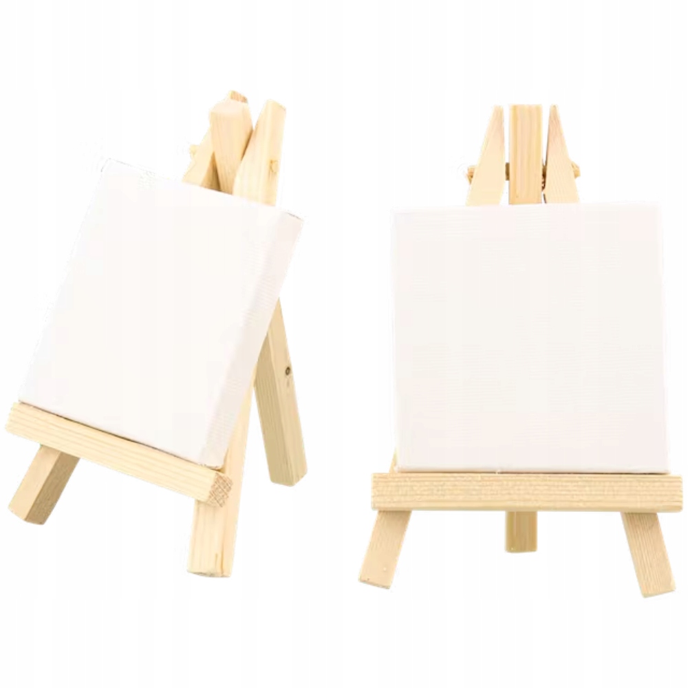 

2x Mini Sztaluga płótno malarskie 7x7cm
